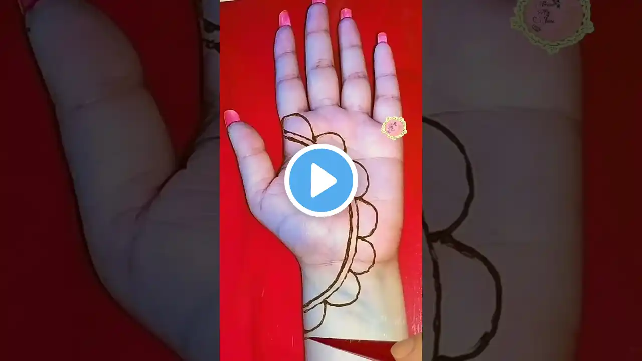 Easy simple mehndi #mehndi #shorts #viral #trending #short #trend #yt #art #india