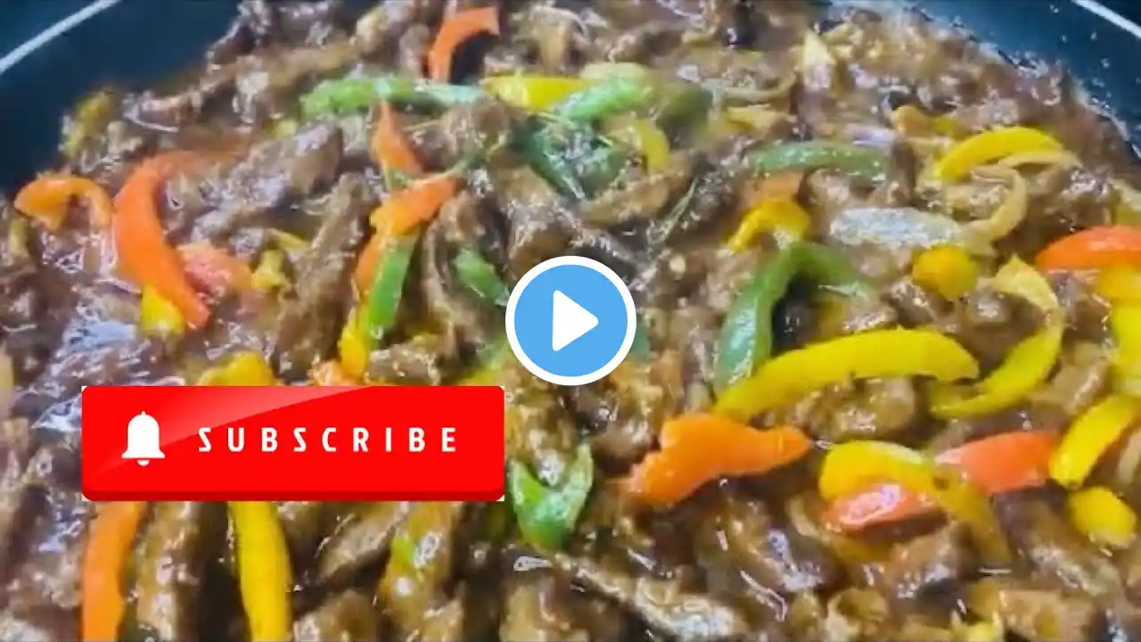 Pepper Steak Recipe Jamaican Style | Quick recipe in 30 Minutes