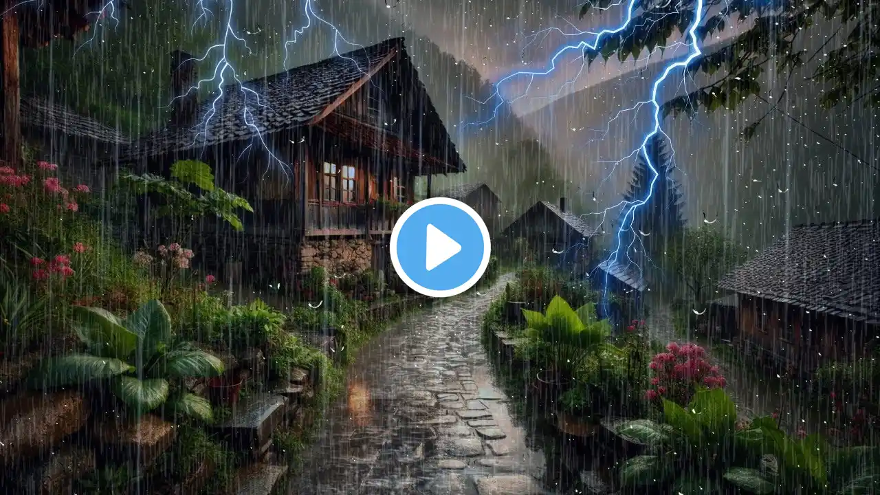 Heavy Rain To Sleep Immediately - Let The Sound Of Rain Wash Away Your Sadness Tonight, RELAX, ASMR