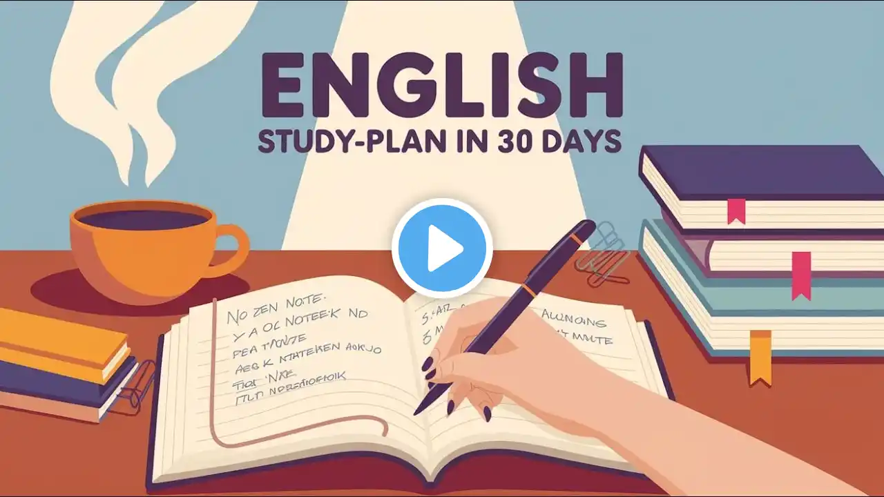 30-Day English Study Plan | English Learning Podcast | Beginner