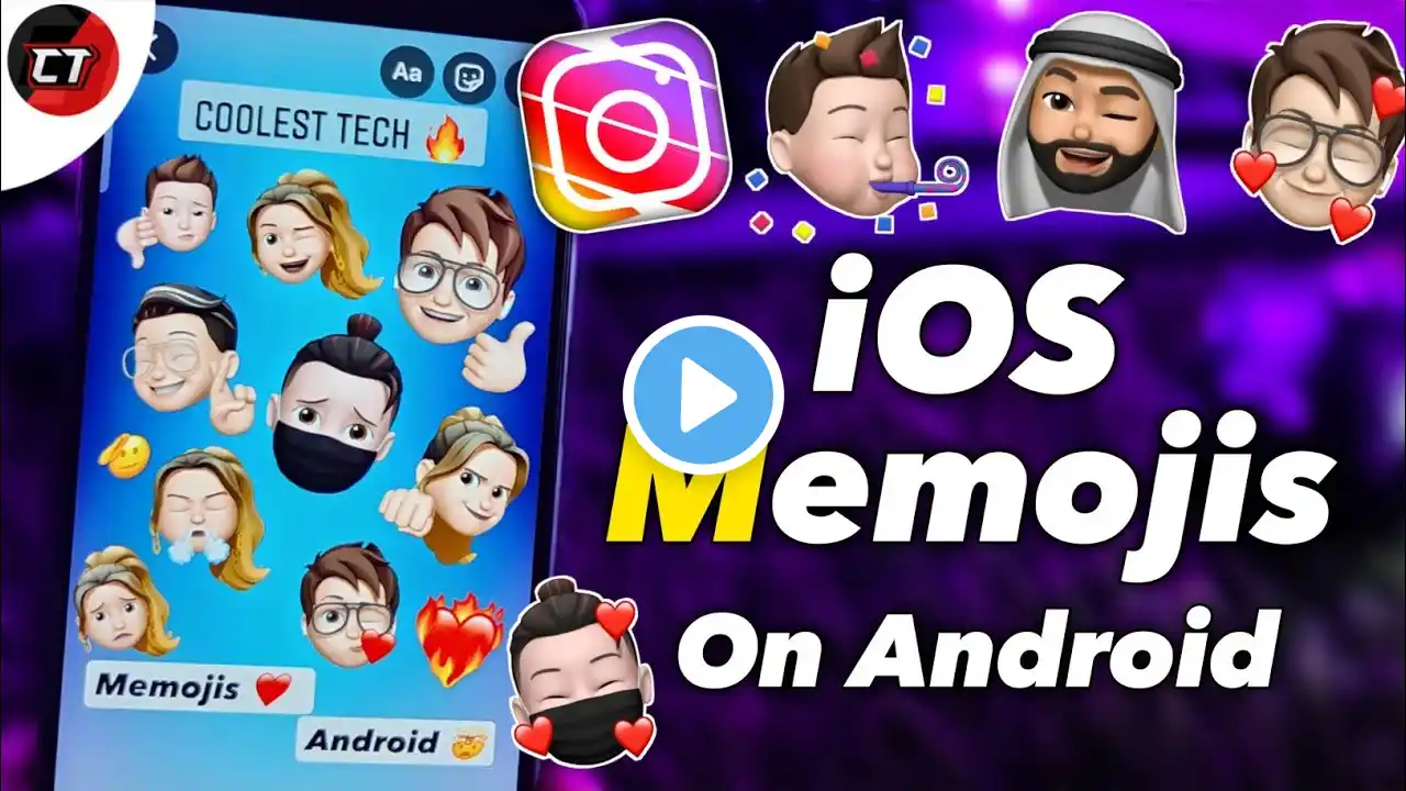 How To Get iOS Memojis On Android 🔥 Add Memojis To Instagram Story | iPhone Memojis on android 2023