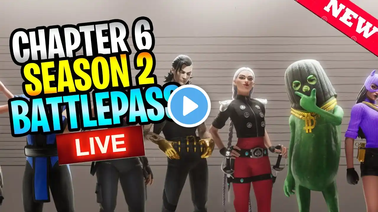 New Chapter 6 Season 2 Battlepass First Look!