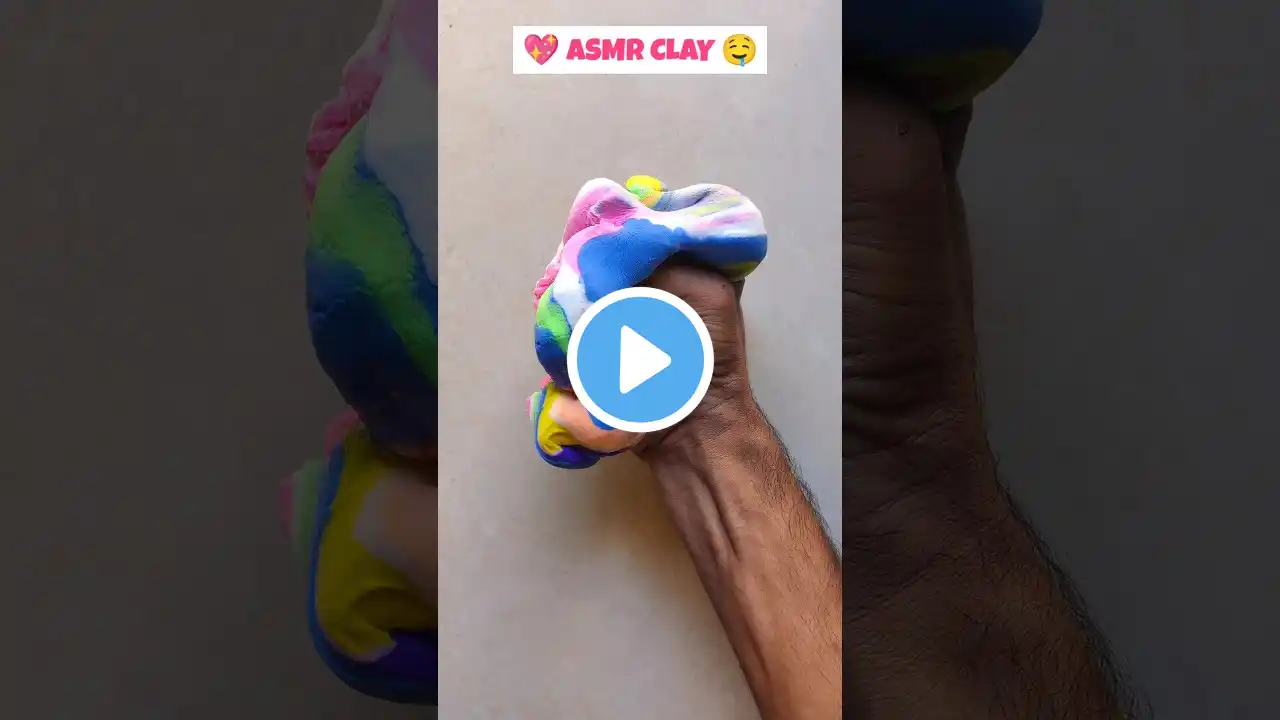 🤯SATISFYING CLAY ASMR💖🤤 #asmr #satisfying #shorts #slime #clay #relaxing #oddlysatisfying #ytshorts