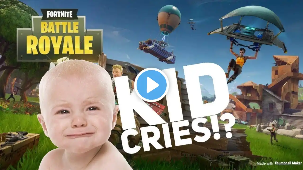 Accidentally making a kid cry on Fortnite with a voice changer😨🥲