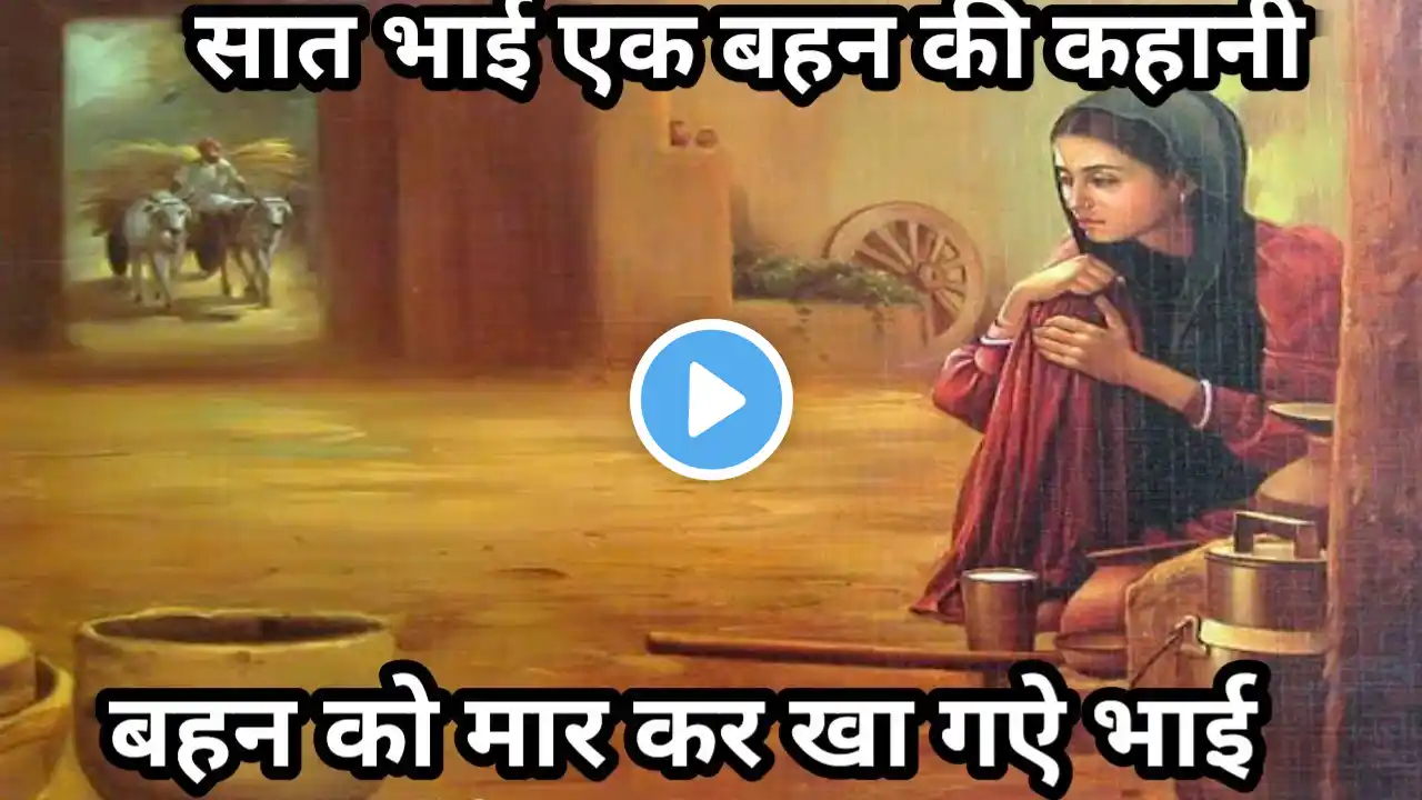 सातों भाई जब बहन को मार कर खा गऐ/सात भाई और एक बहन की कहानी/@apnisanskriti1487