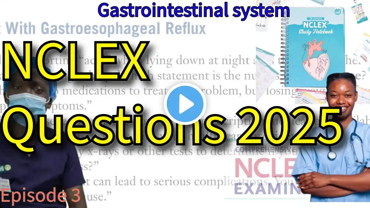 Gastrointestinal System NCLEX Questions You MUST Know! 🏥 Pass the NCLEX FAST!" W–#youtuber