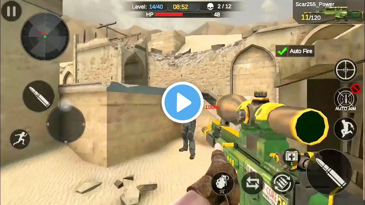 Cover Action : Free Team Shooter - Gun Strike Ops Android GamePlay #7