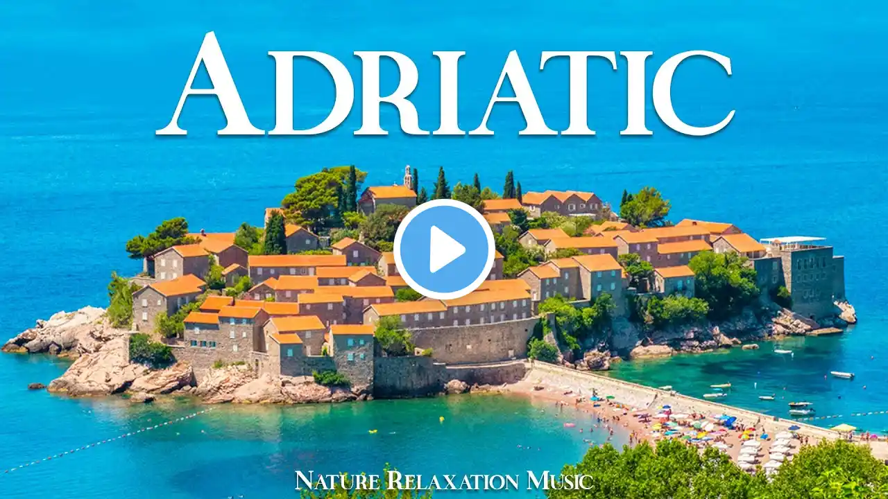 FLYING OVER ADRIATIC (4K UHD) - Relaxing Music Along with Beautiful Scenery - 4K Video Ultra HD #103