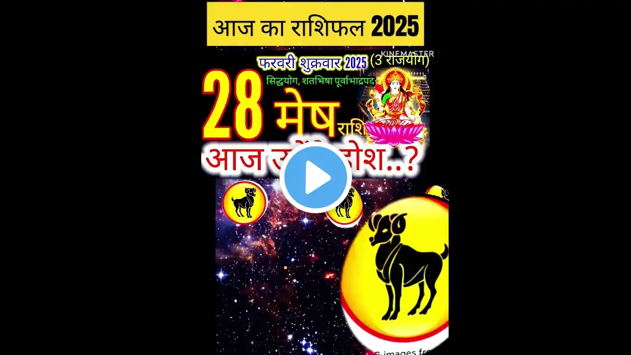 28 फरवरी मेष 2025 राशिफल/meshRashi 28 february Rashifal 2025/Aaj ka mesh Rashifal/aries