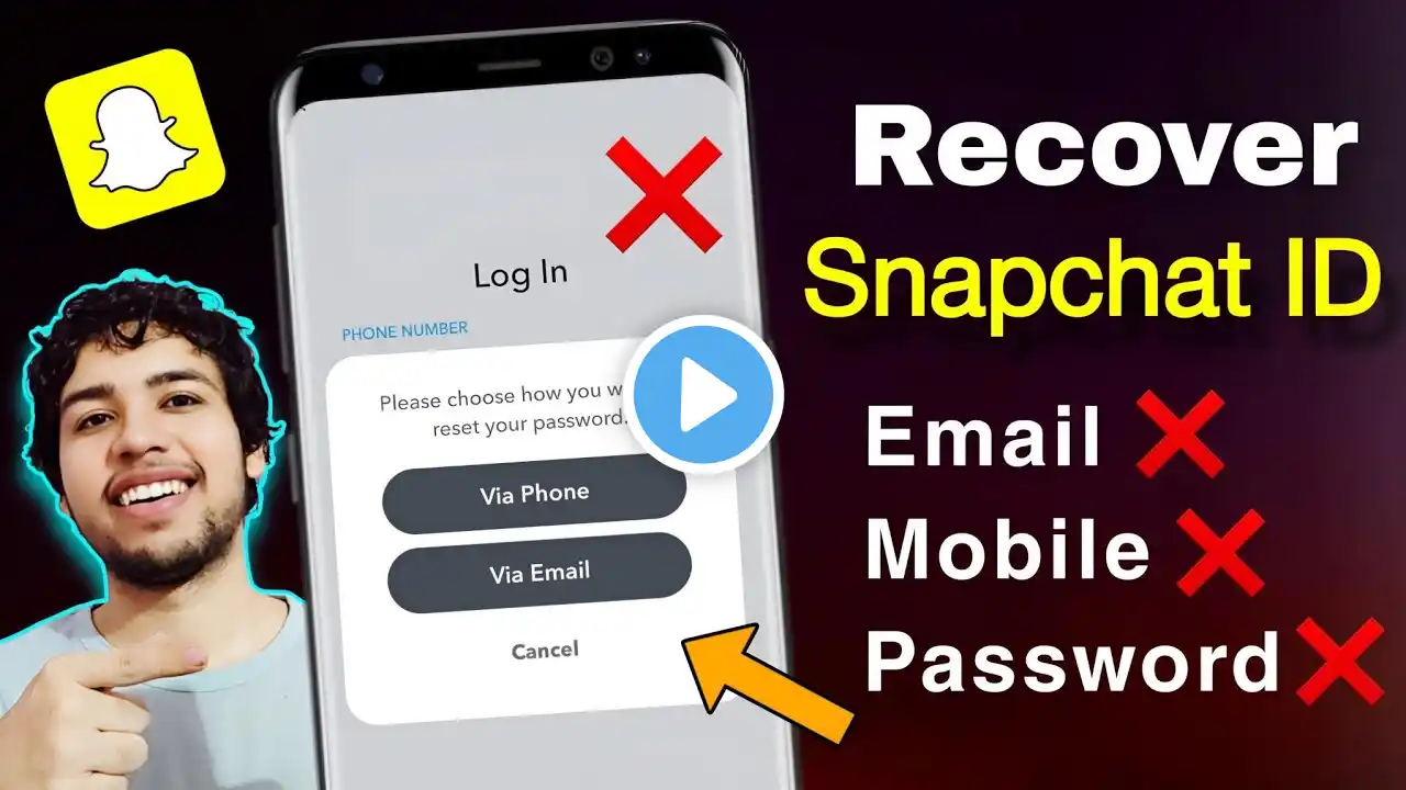 How To Recover Snapchat Account Without Phone Number Or Email 2024 | Recover Snapchat Account 2024