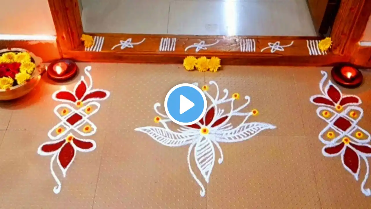 Karthigai madham special Friday border design for main door entrance ‪@Sunrisecreation1113‬