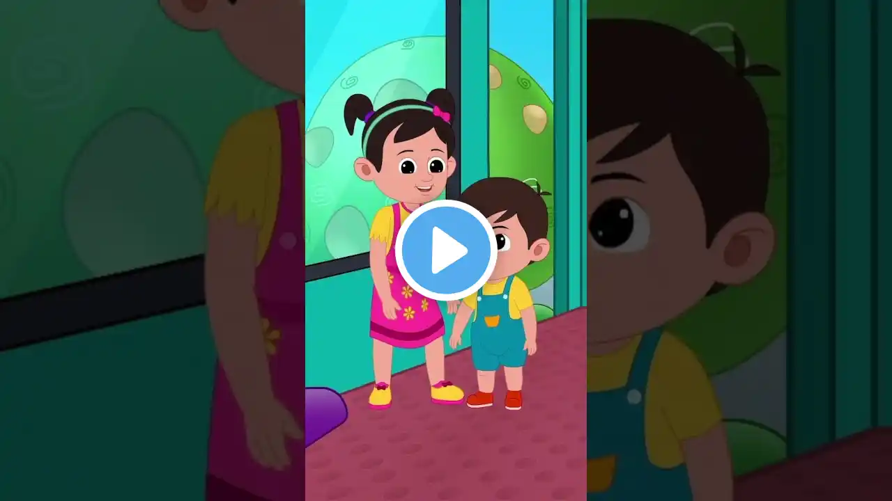 Gadi Aayi Gadi Aayi Chuk Chuk Poem, Hindi Nursery Rhyme #shorts #cartoon #kidsvideo #shortsvideo