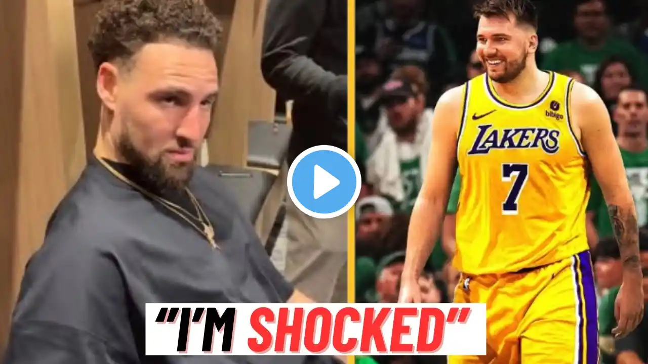 Klay Thompson SAD RECTION To Luka Dončić BOOTED From Dallas Mavs For Anthony Davis!!