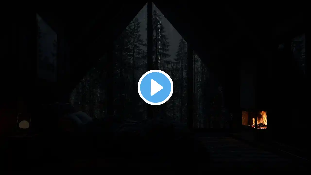 Gentle Rain Sounds for Fast Sleep & Cozy Relaxation - Deep Rest Ambiance - Beat Overthinking
