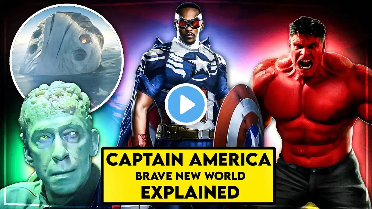 Captain America 4 Explain In HINDI | Captain America Brave New World Explain In HINDI | MCU New Film