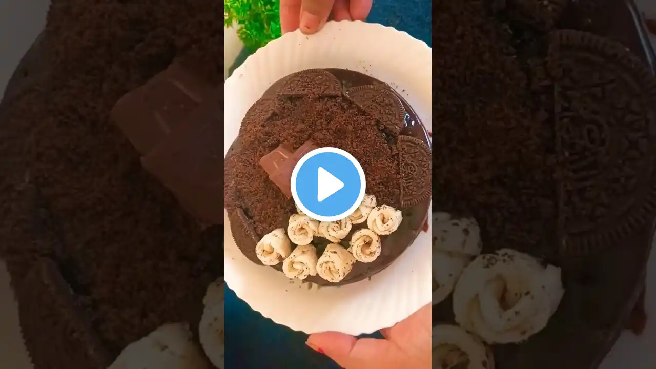 3 Ingredients Oreo Cake| Oreo Cake Recipe #cake #oreocake #chocolatecake #shorts #viralvideo #recipe