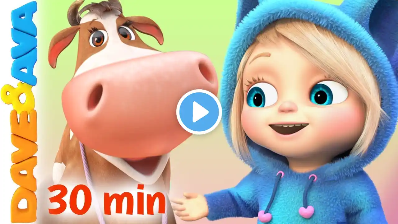 😜 Skip to My Lou and More Nursery Rhymes & Baby Songs | Kids Songs by Dave and Ava 😜