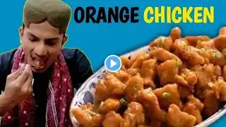 Tribal Boy Try Orange Chicken For The First Time