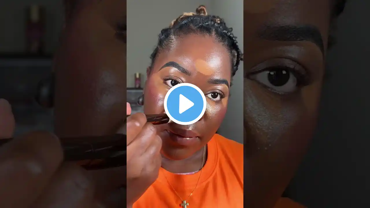 Clean girl makeup #shortvideo #blackgirlmakeup #makeuptutorial #everydaymakeupforblackwomen