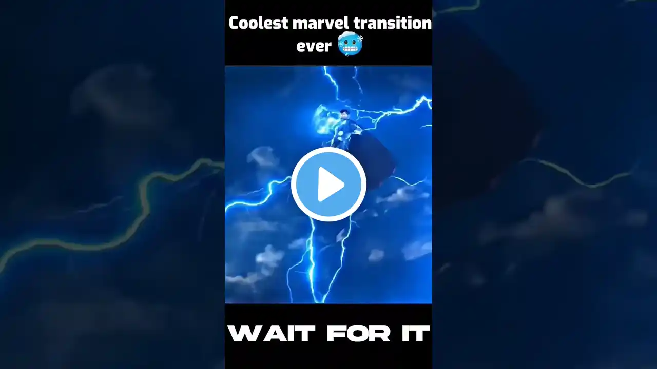 COOLDEST MARVEL TRANSITION 🥶 || #marveltransition #marvel #shorts #avengers #mcu