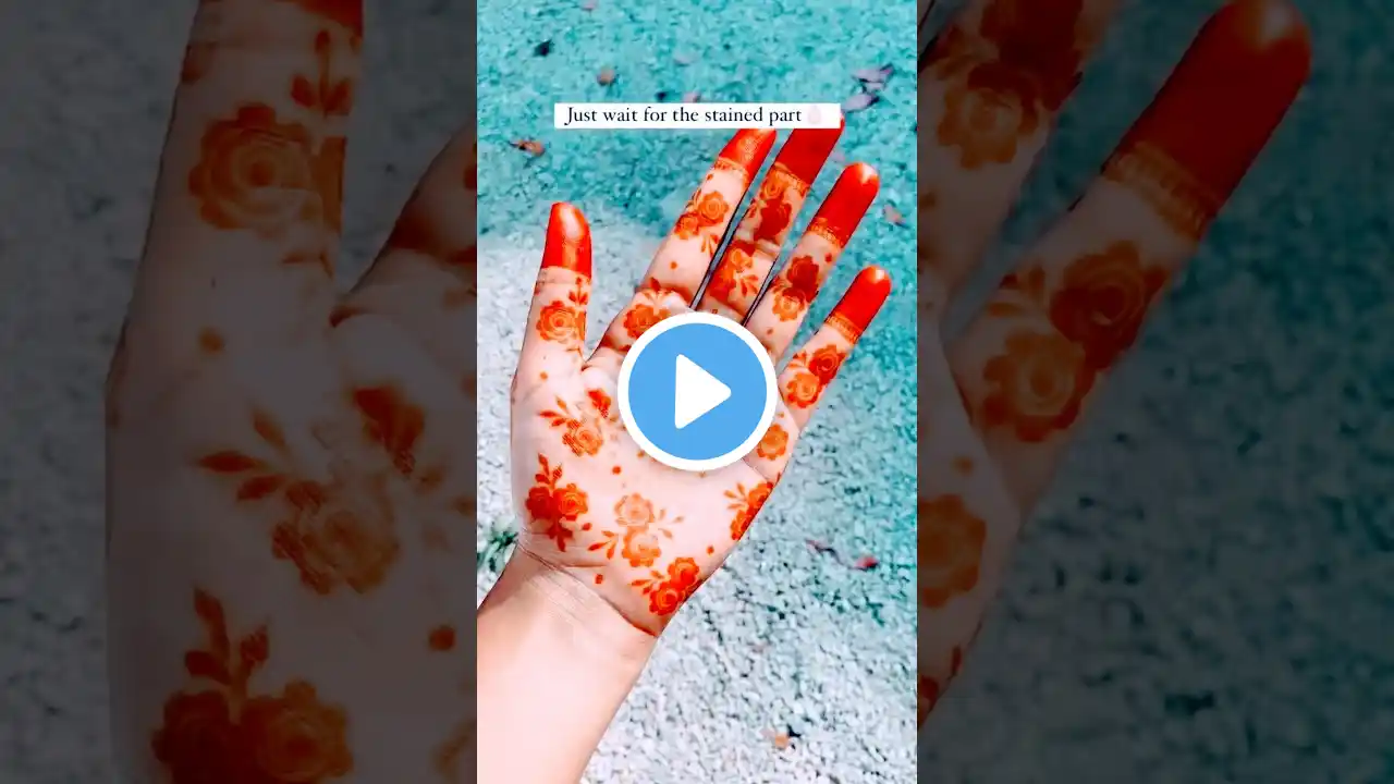 #backhandmehndi #mehndidesign #mehndi #viralvideo #youtubeshorts #yt  #easykarwachauthmehndi #shorts