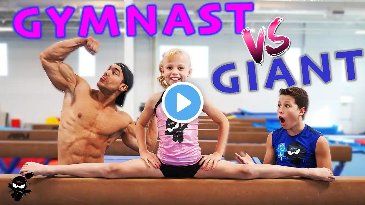 GIANT Bodybuilder Tries Gymnastics