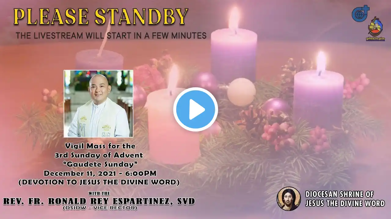 LIVE NOW DAILY MASS | Pagdiriwang ng Banal na Misa sa Dambana ni Hesus ika11 ng Disyembre 2021 (6pm)