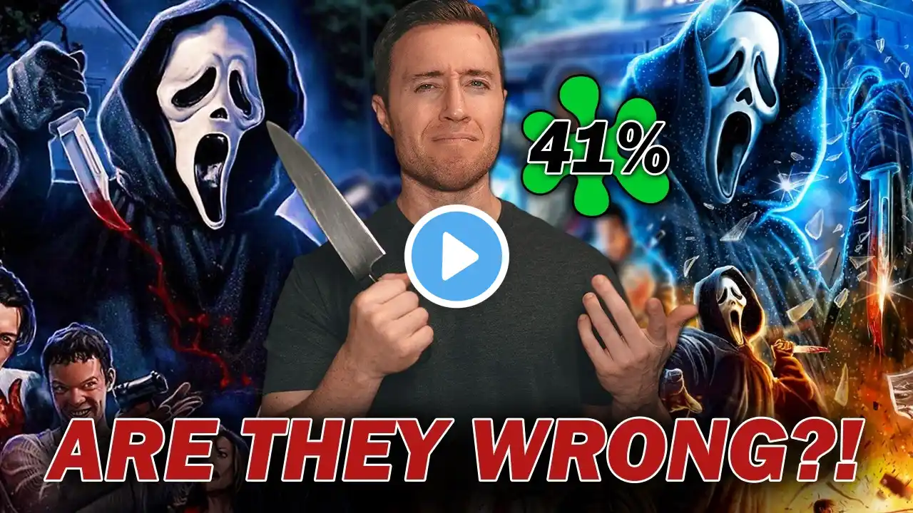 The Scream Movies RANKED According to Rotten Tomatoes - Are They Wrong?!