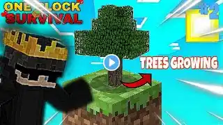 #2 I MADE A TREE FARM IN MINECRAFT ONE BLOCK SURVIVAL