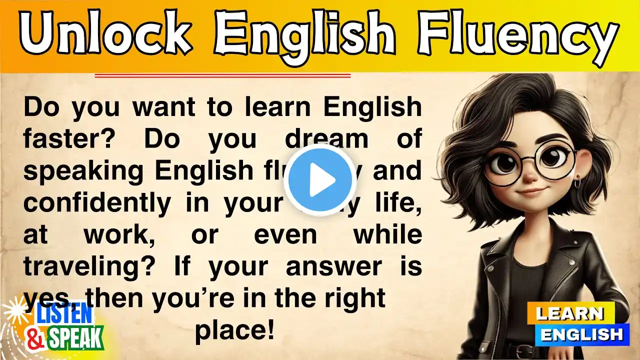 Unlock English Fluency: Learn with Engaging Stories & Powerful Speaking Tips!