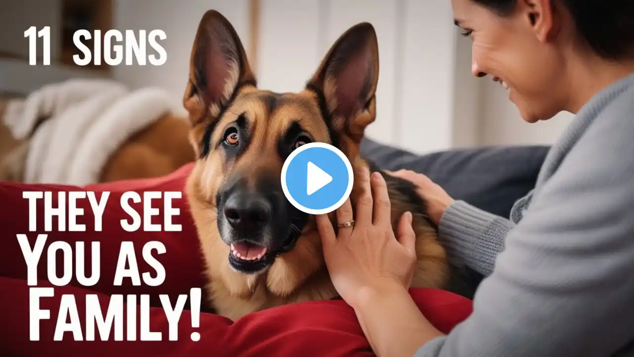 11 Signs Your German Shepherd Sees You as Their Parent