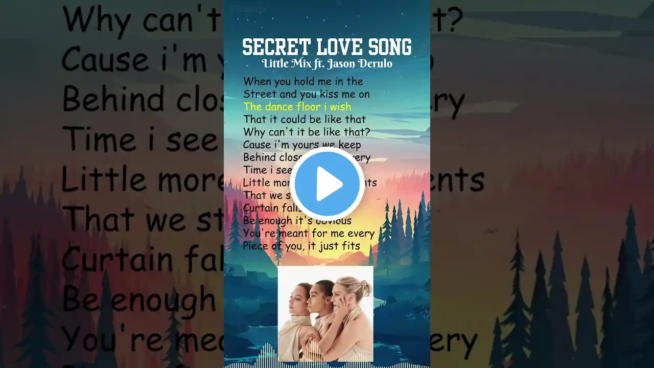 Little Mix ft. Jason Derulo - Secret Love Song (Lyrics) #shorts