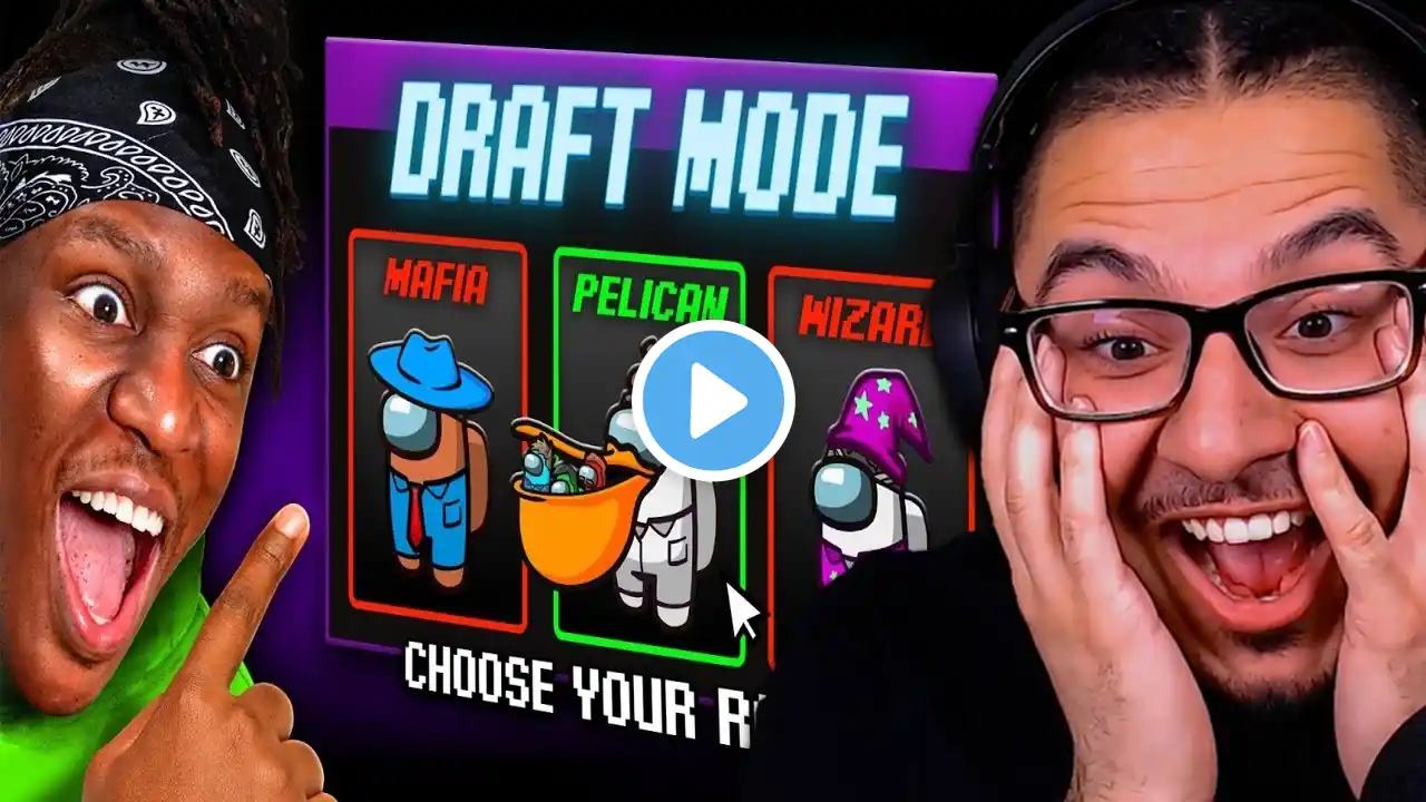 SIDEMEN AMONG US DRAFT MODE: CHOOSE YOUR OWN ROLE (MoreSidemen) | REACTION