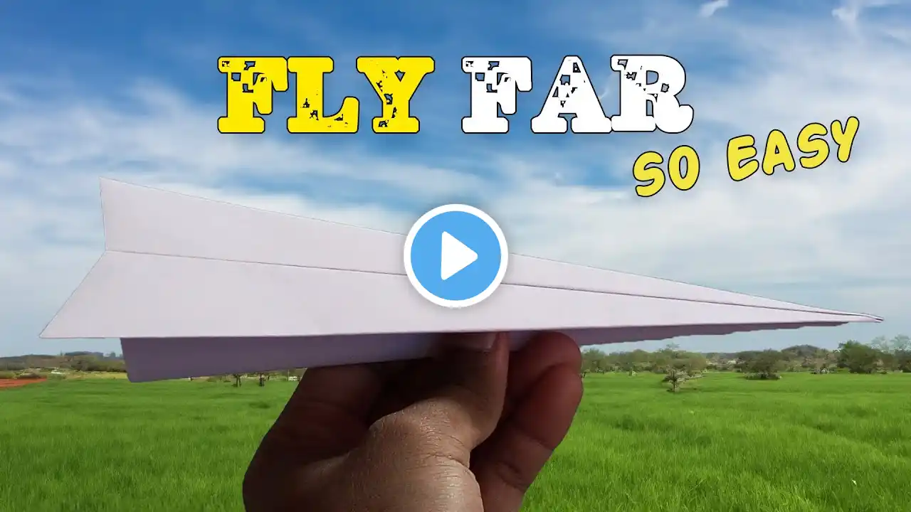 How To Form a The Finest Paper Airplanes that Flies Distant | EASY TUTORIAL