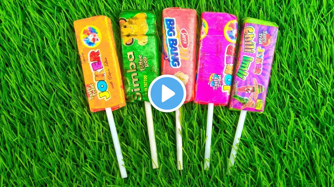 Candy Lollipops and Sweets | Yummy Rainbow Lollipops Unpacking | ASMR | Satisfying Video