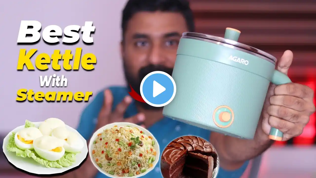 Best Multi Purpose Electric Kettle for Hostel Students🔥 | How to use Agaro Multi Cook Kettle