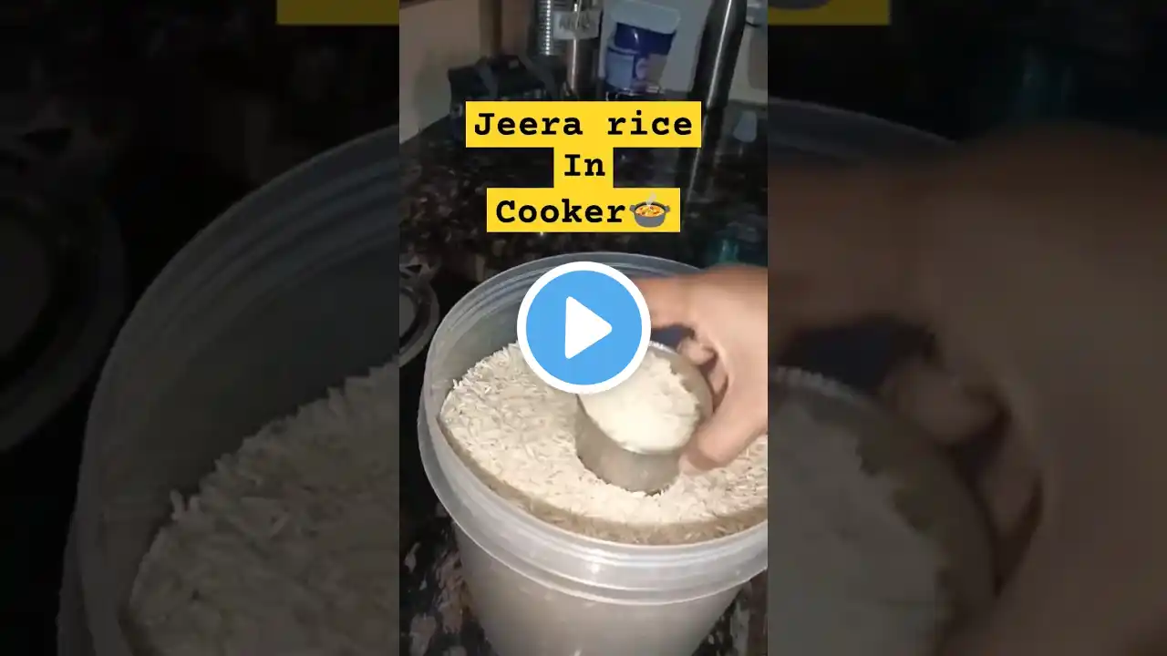 🍚 *Jeera Rice*🤩 वो भी cooker में|.. #shortvideo #shorts #food #ricerecipe #jeeraricerecipe #chawal