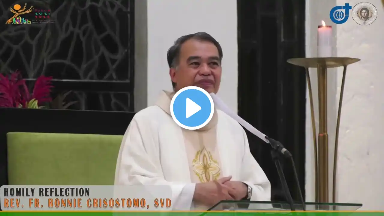 Homily By Fr. Ronnie Crisostomo, SVD - October 3  2022  Monday 27th Week in Ordinary Time