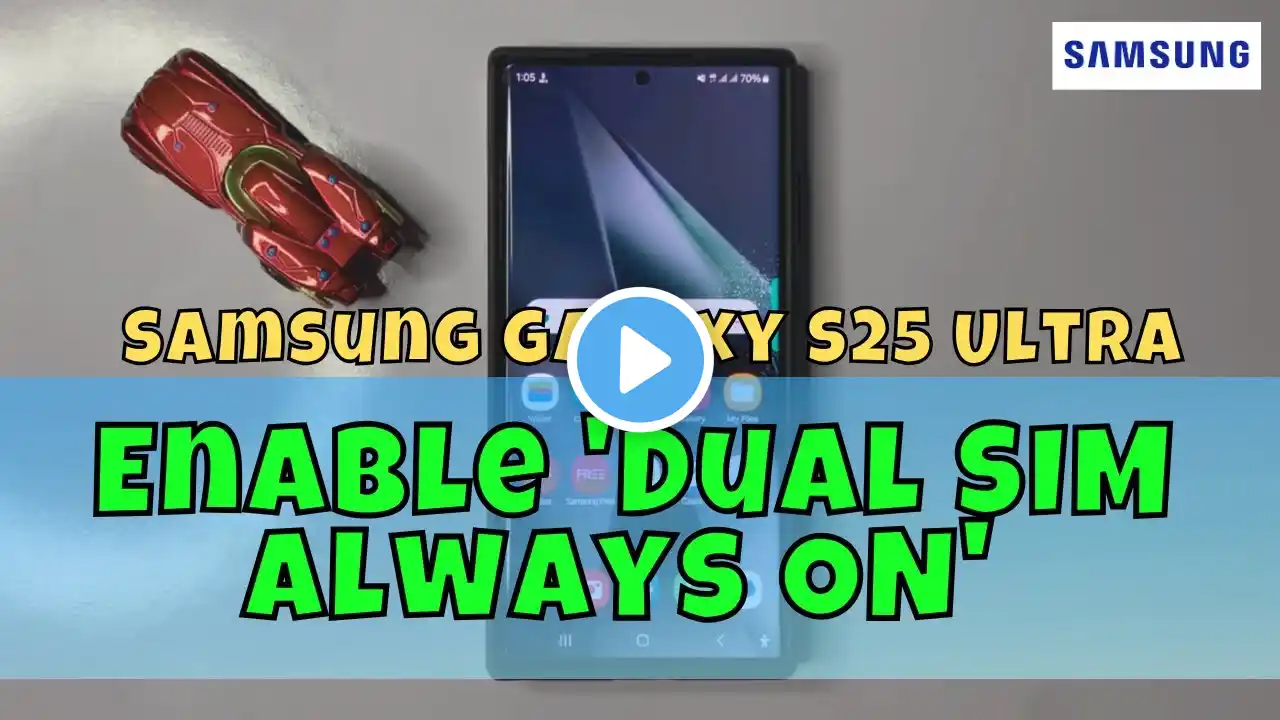Samsung Galaxy S25 Ultra How To Enable 'Dual SIM Always ON' #latest