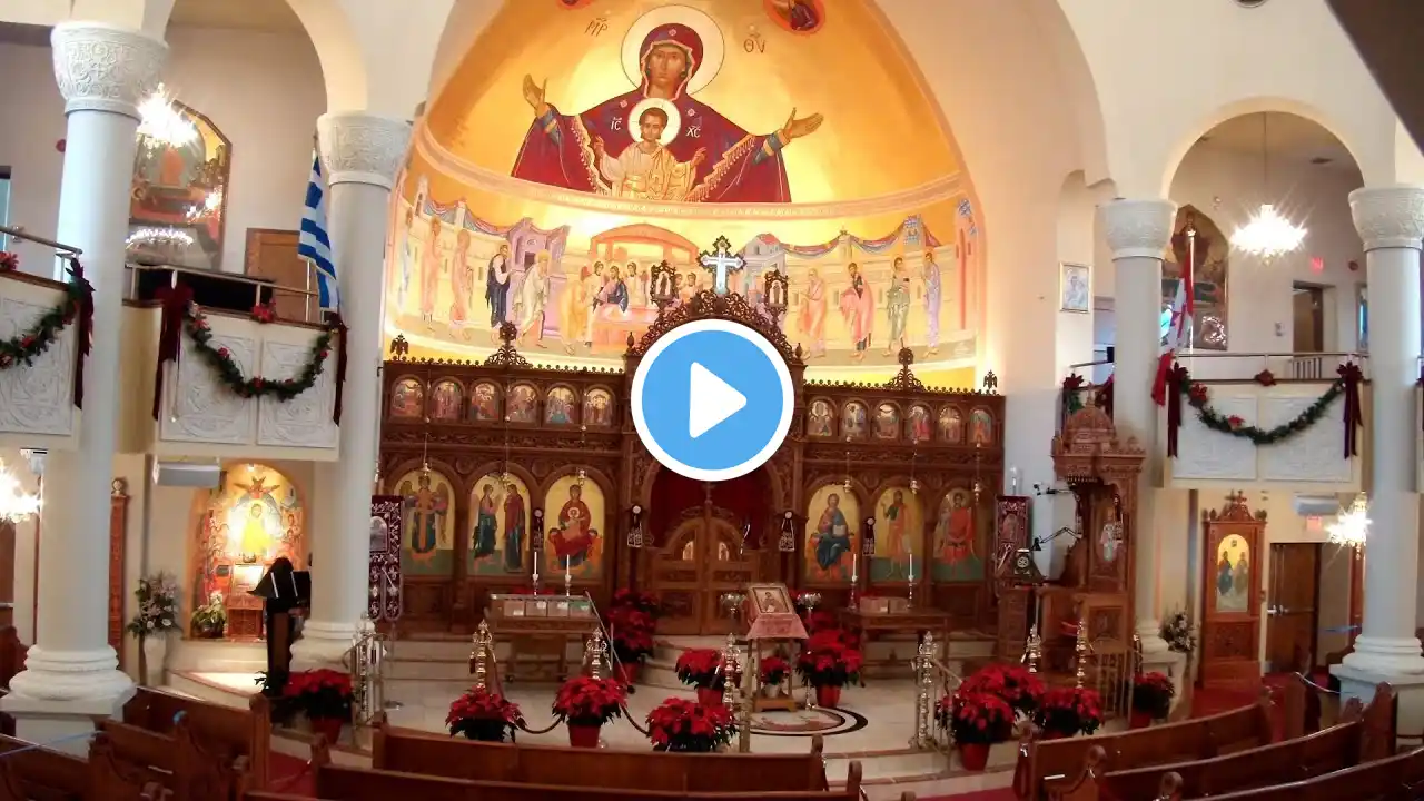 12 Dec 2021 - 11th Sunday of Luke : Orthros & Liturgy from Panagia Cathedral in Toronto Ont. Canada