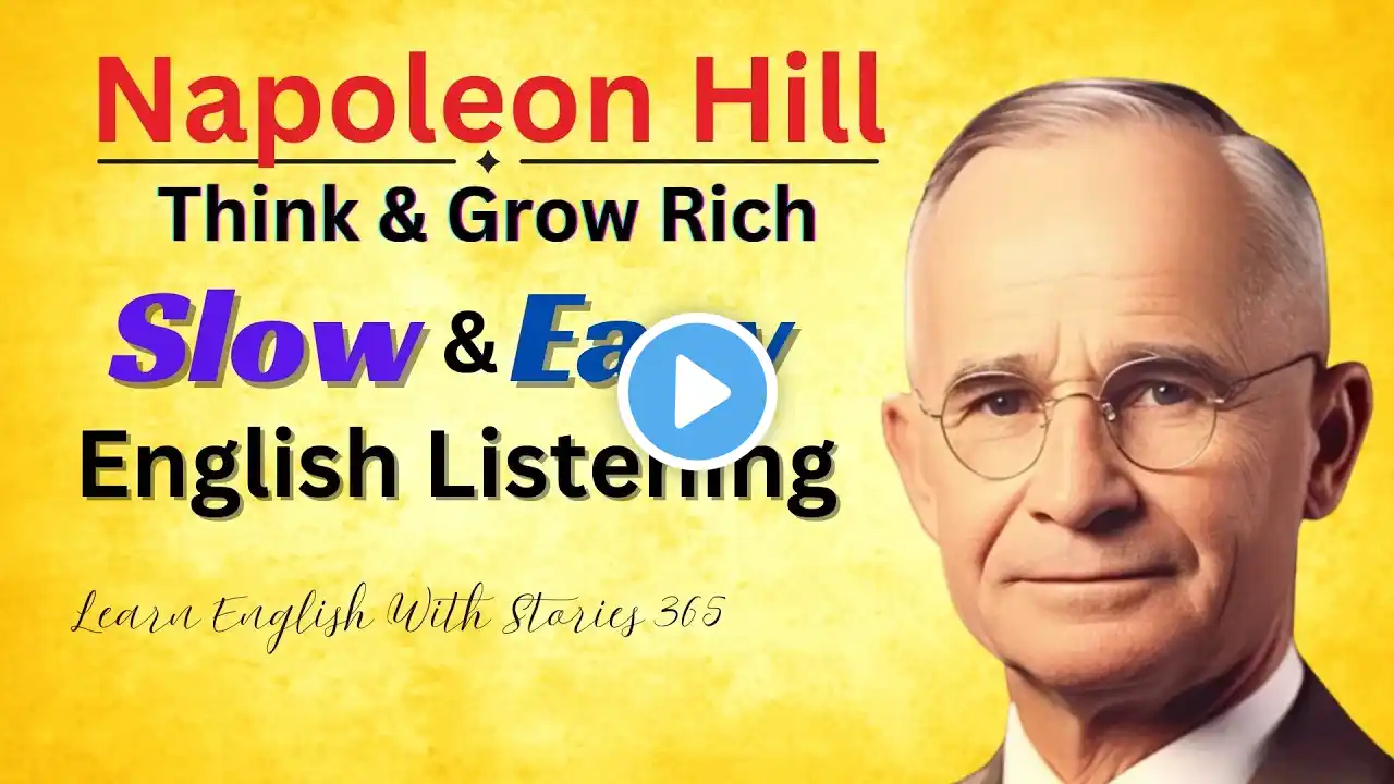 Think and Grow Rich - Unlock Your Success Napoleon Hill | English Speaking Practice | Graded Reader