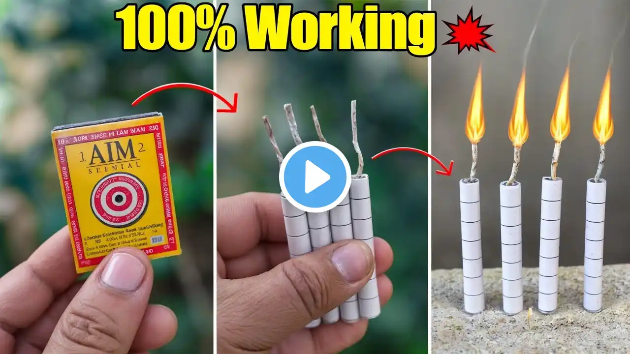 100% Working DIY बीड़ी बॉम्ब | how to make diwali crackers at home | how to make crackers |