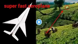 The easiest paper jet AIRPLANE to make || Best Flying Paper Airplane || Super Sonic Plane