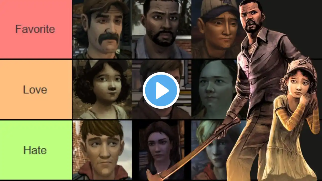 Ranking Telltale's The Walking Dead's Characters (Season 1) - TWD Rankings