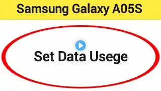 How to set data usege, Samsung galaxy A05s data limit Kaise lagaen