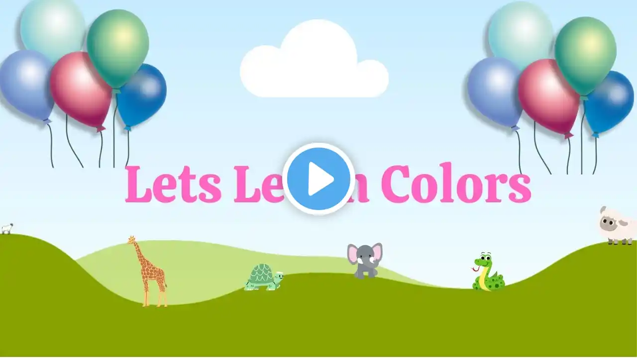 "🎨 Let's Learn Colors! Fun & Easy Color Names for Kids | Educational Video for Toddlers"