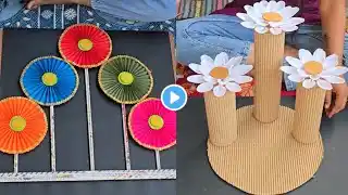 Amazing Diwali festival Decoration craft idea | Waste cardboard and plastic spoons using wall decor