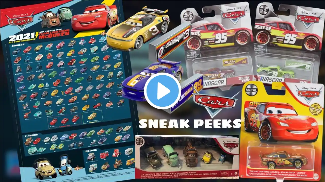 Mattel Disney Pixar Cars | 2021 | Sneak Peeks S2/EP.7 | Crazy Cars