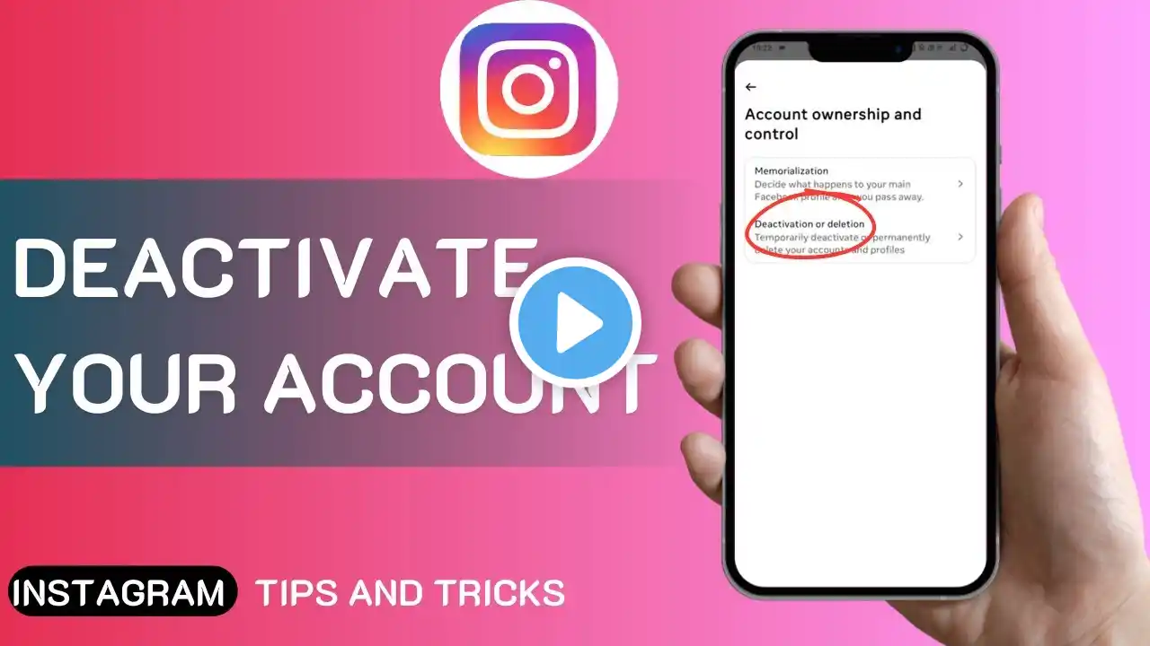 How To Deactivate Your Instagram Account (2025) (Full Guide)