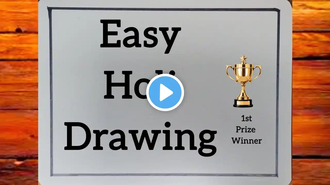 HoliDrawing / Happy Holi Drawing / Holi Festival Drawing / Holi Special Drawing / Holi Drawing Easy